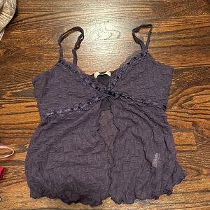 Women's Purple Sleeveless Top